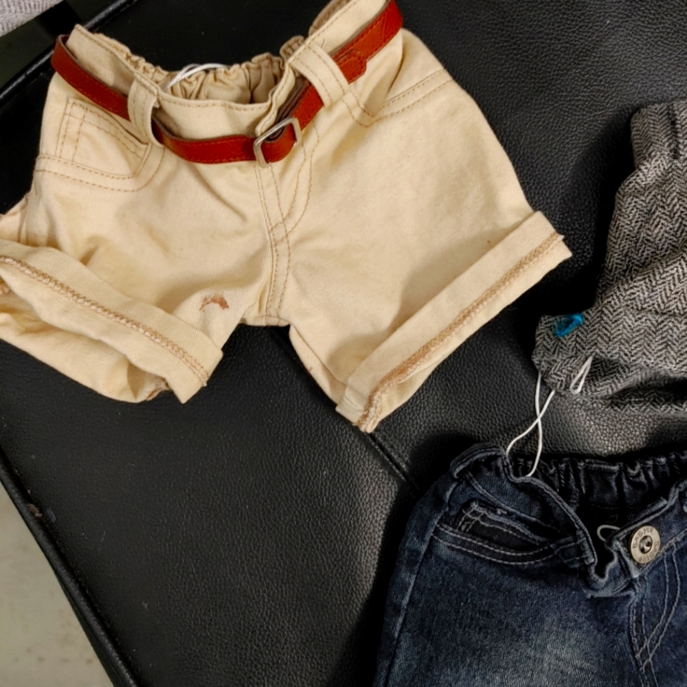 Build-A-Bear Set of 3 Pants - Official Items, no tags